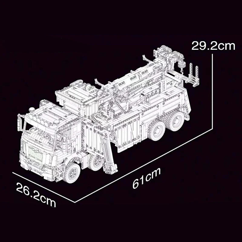 Remote Controlled Fire & Rescue Truck | 4419pcs