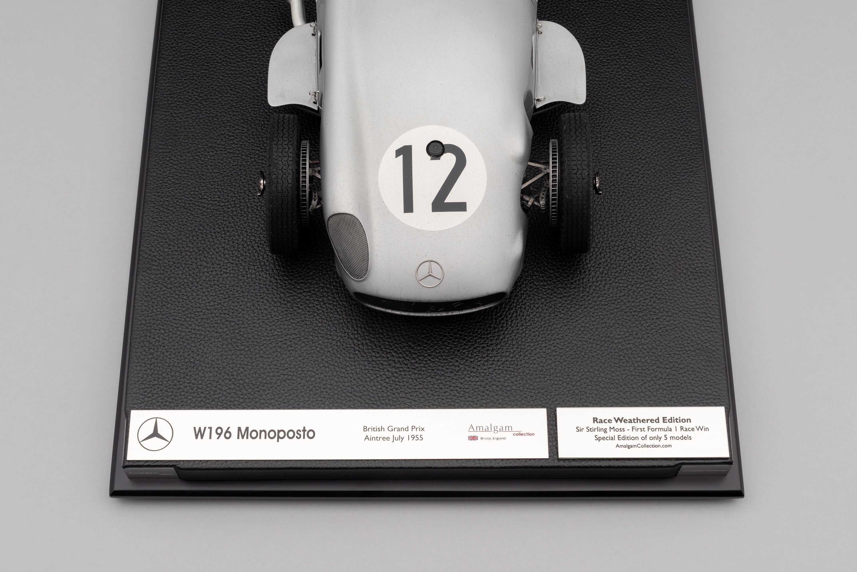 Mercedes-Benz W196 Monoposto - 1955 British Grand Prix Winner - Moss - Race Weathered