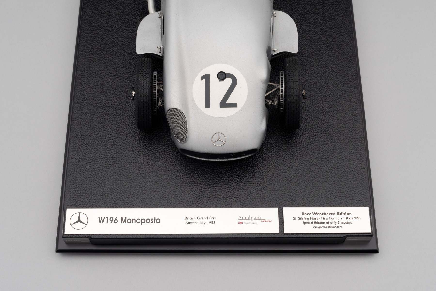 Mercedes-Benz W196 Monoposto - 1955 British Grand Prix Winner - Moss - Race Weathered