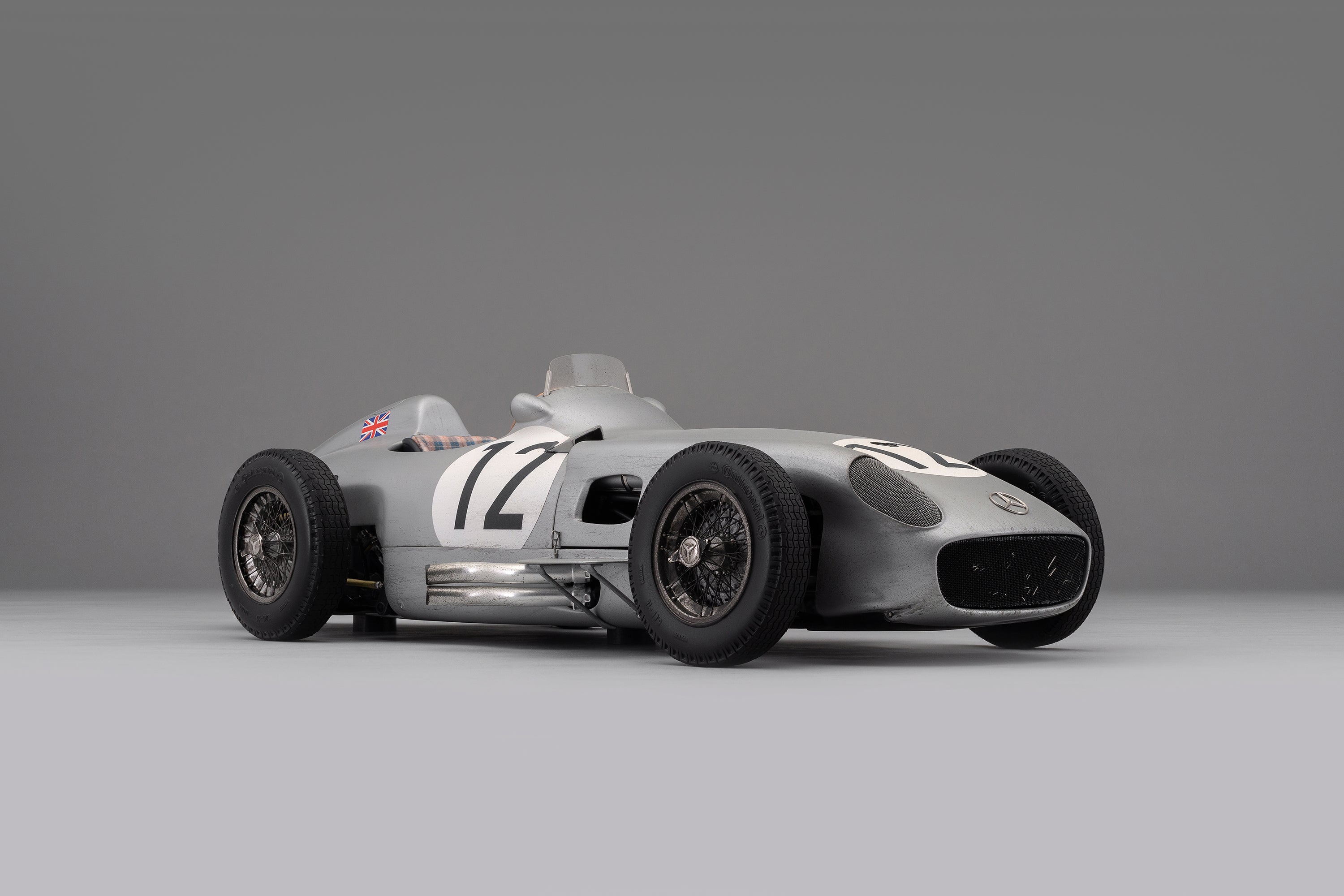 Mercedes-Benz W196 Monoposto - 1955 British Grand Prix Winner - Moss - Race Weathered