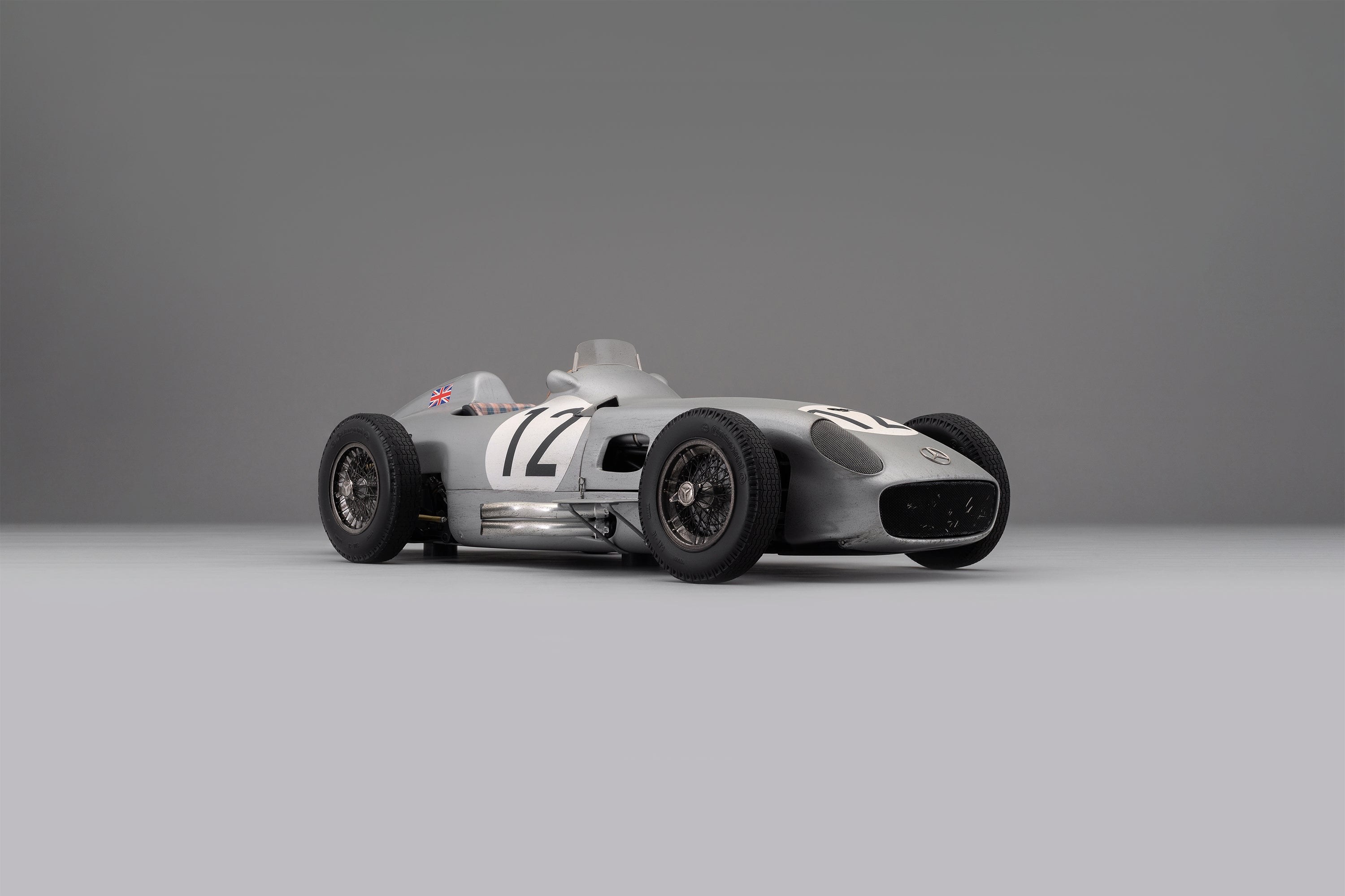 Mercedes-Benz W196 Monoposto - 1955 British Grand Prix Winner - Moss - Race Weathered