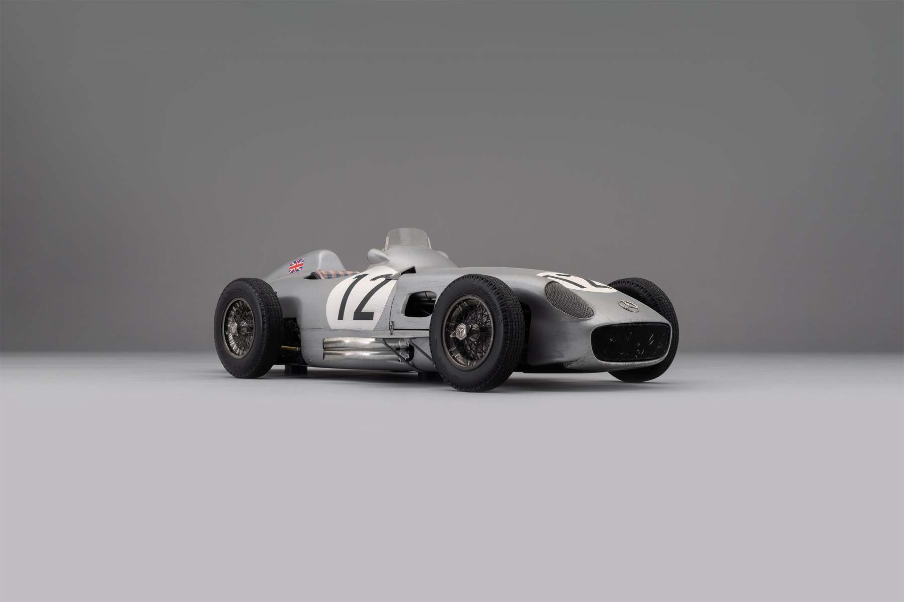 Mercedes-Benz W196 Monoposto - 1955 British Grand Prix Winner - Moss - Race Weathered