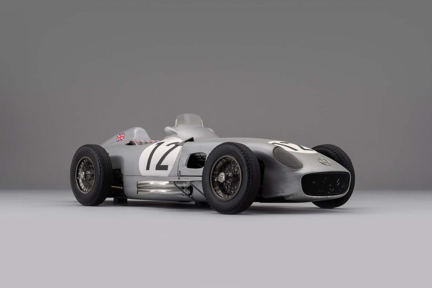Mercedes-Benz W196 Monoposto - 1955 British Grand Prix Winner - Moss - Race Weathered