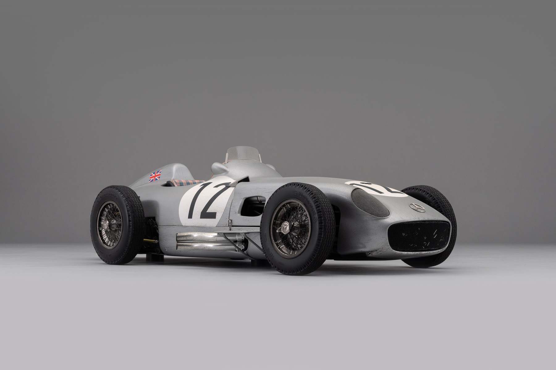 Mercedes-Benz W196 Monoposto - 1955 British Grand Prix Winner - Moss - Race Weathered