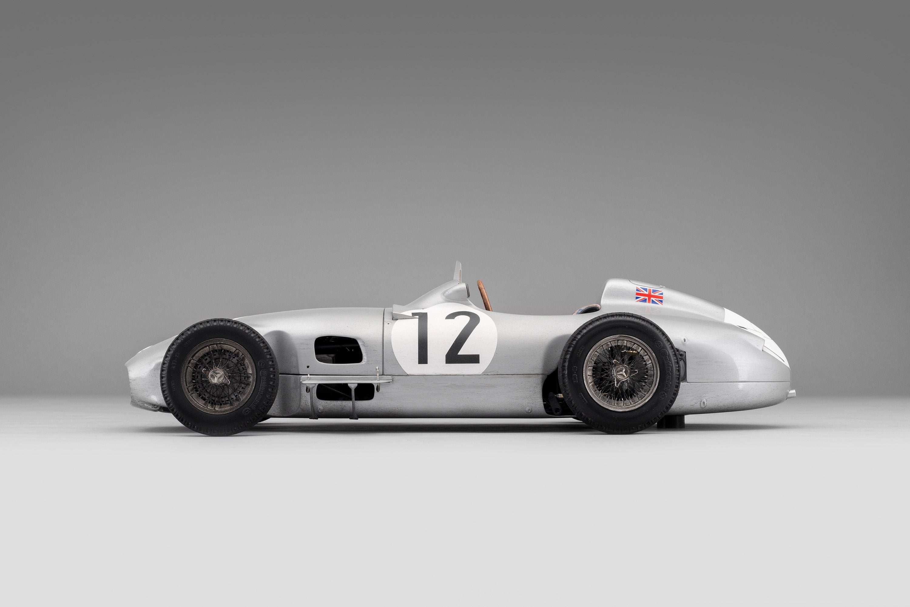 Mercedes-Benz W196 Monoposto - 1955 British Grand Prix Winner - Moss - Race Weathered