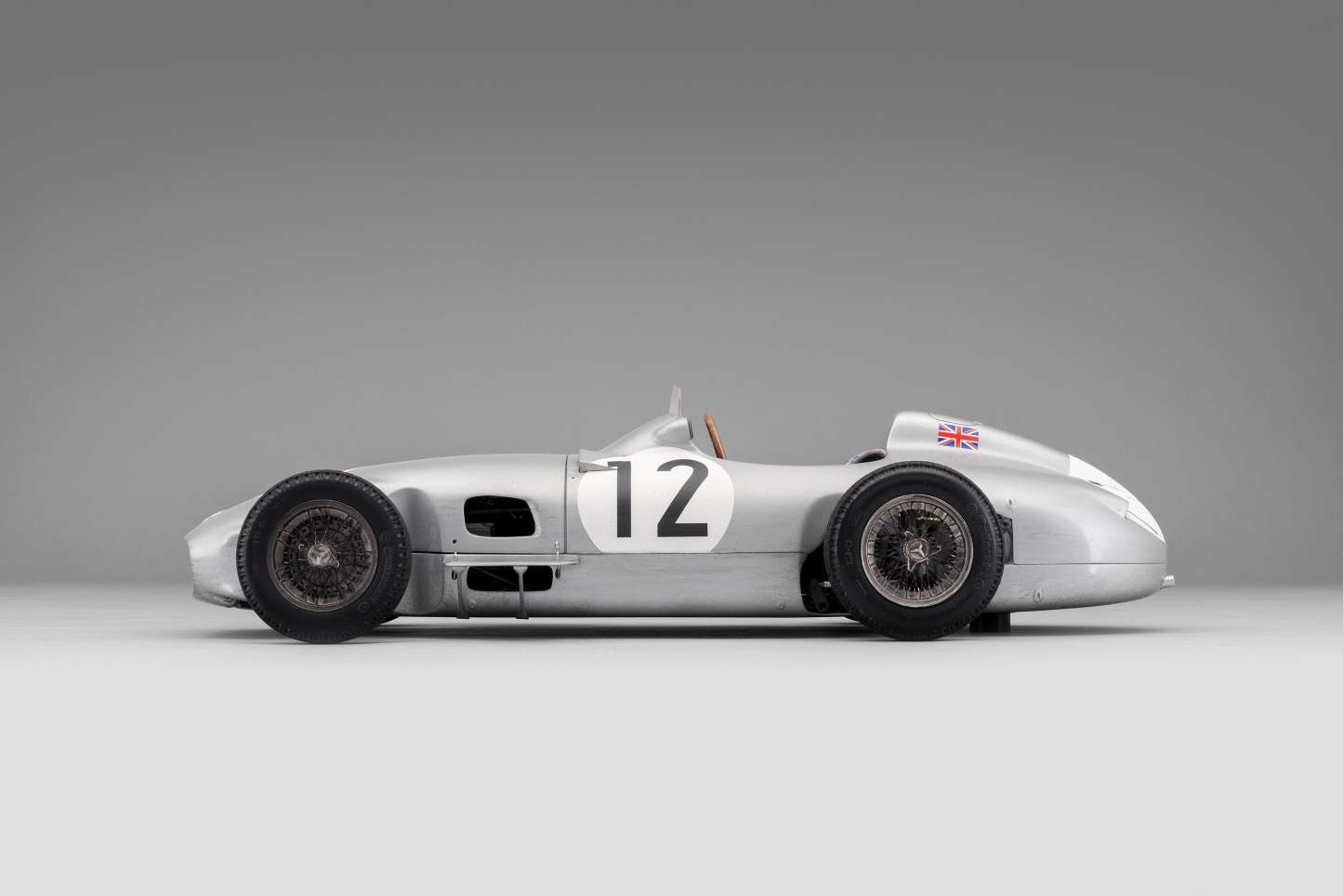 Mercedes-Benz W196 Monoposto - 1955 British Grand Prix Winner - Moss - Race Weathered