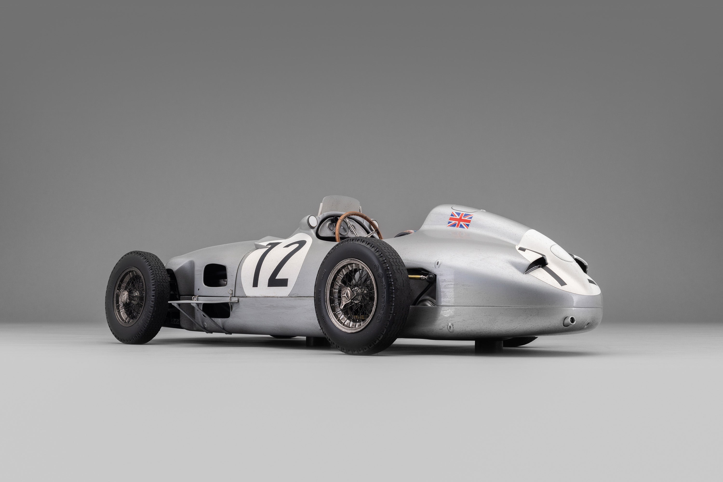 Mercedes-Benz W196 Monoposto - 1955 British Grand Prix Winner - Moss - Race Weathered