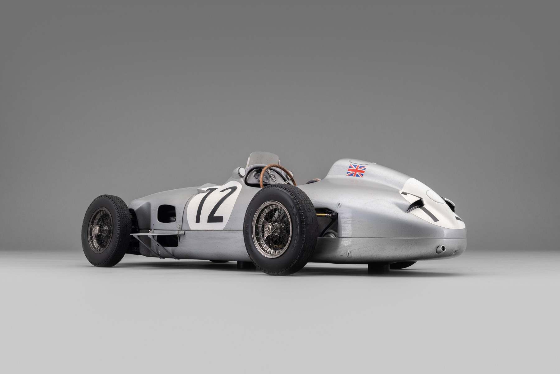 Mercedes-Benz W196 Monoposto - 1955 British Grand Prix Winner - Moss - Race Weathered