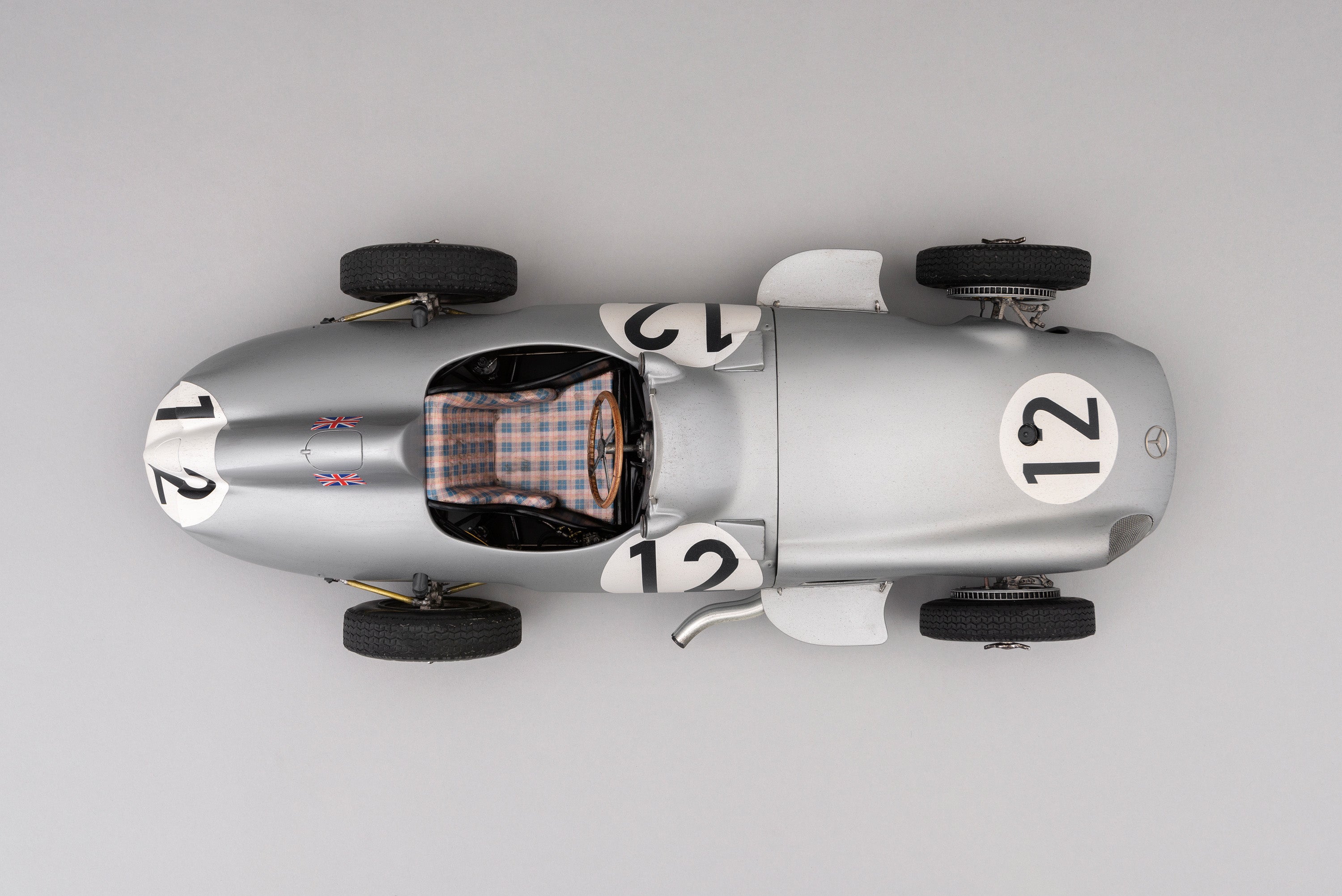Mercedes-Benz W196 Monoposto - 1955 British Grand Prix Winner - Moss - Race Weathered