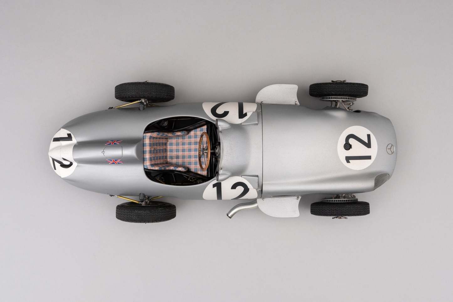 Mercedes-Benz W196 Monoposto - 1955 British Grand Prix Winner - Moss - Race Weathered