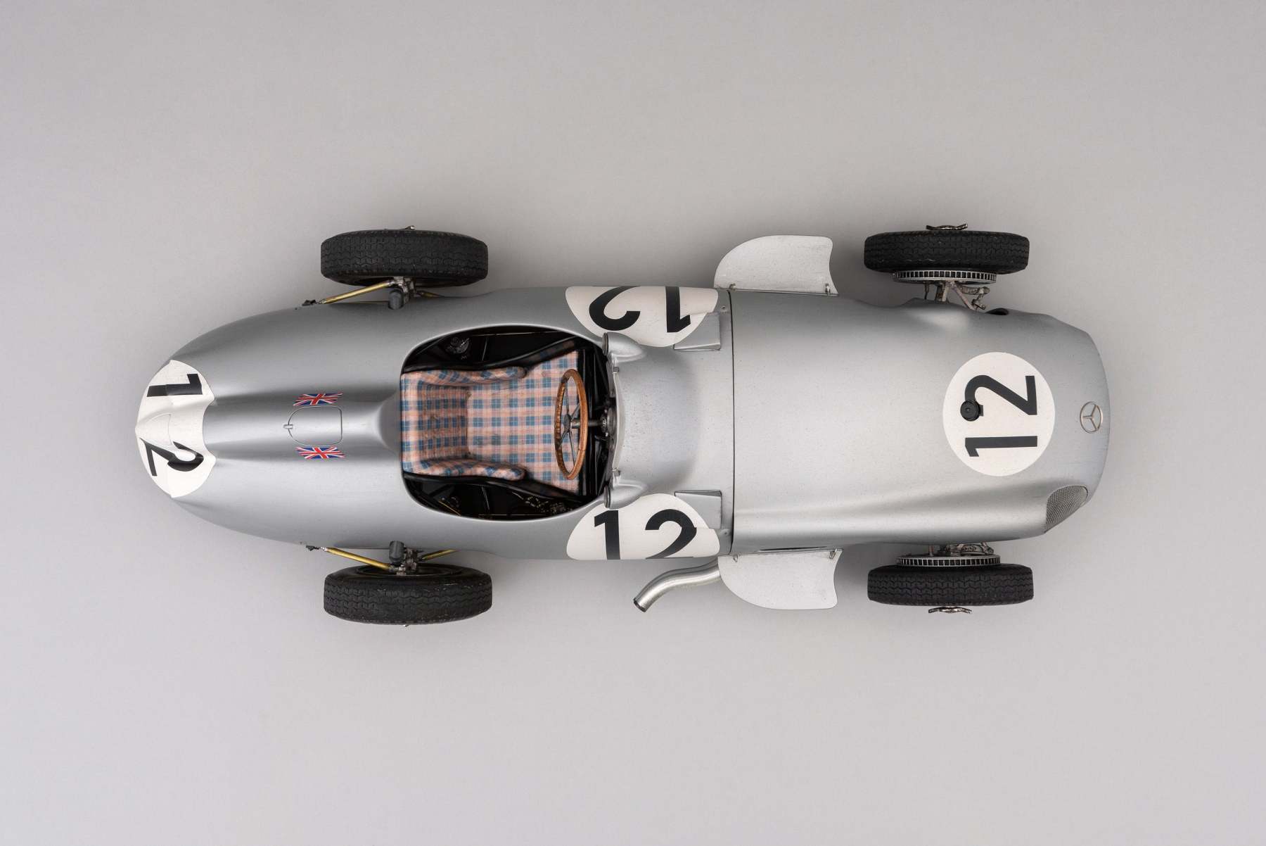 Mercedes-Benz W196 Monoposto - 1955 British Grand Prix Winner - Moss - Race Weathered