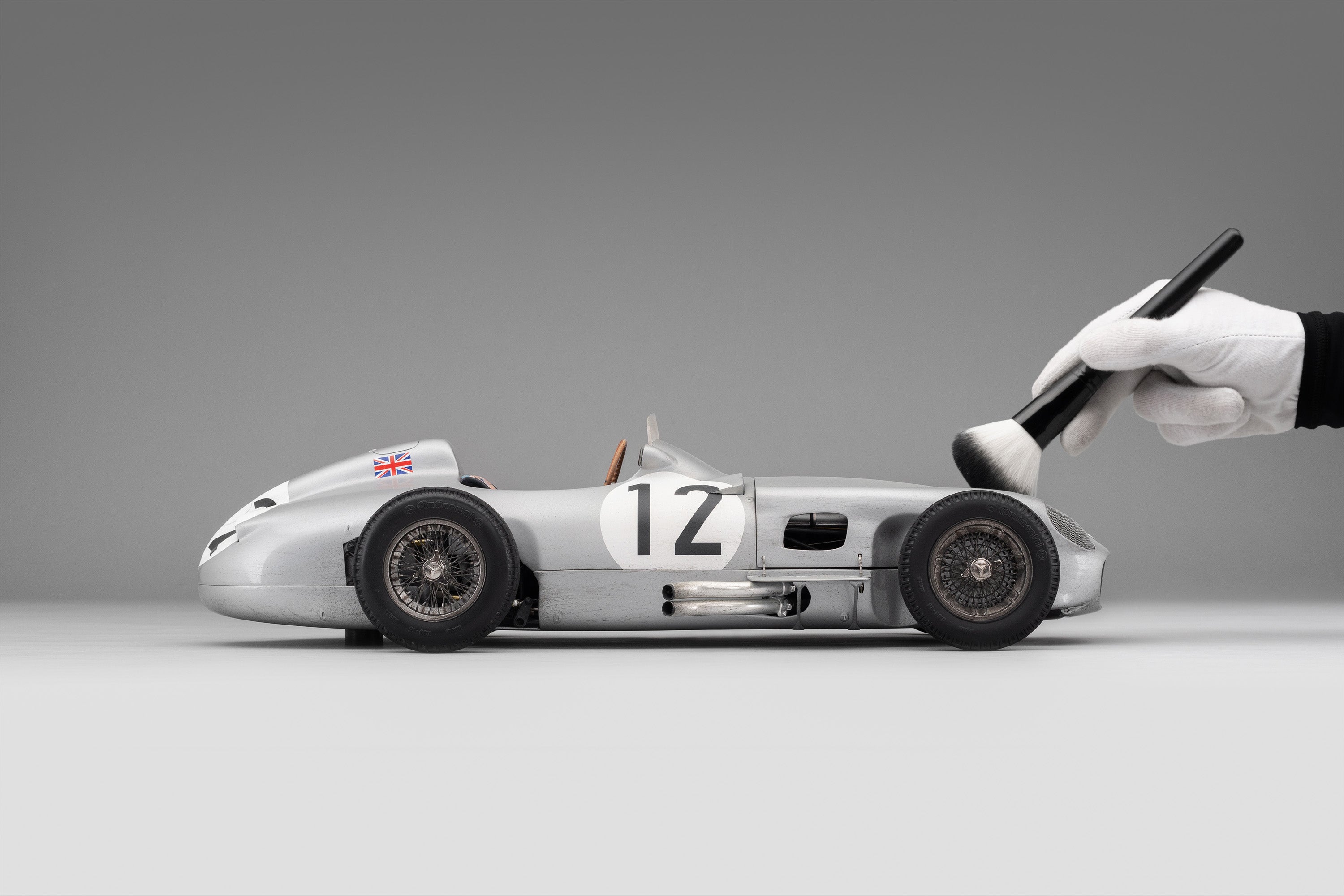 Mercedes-Benz W196 Monoposto - 1955 British Grand Prix Winner - Moss - Race Weathered