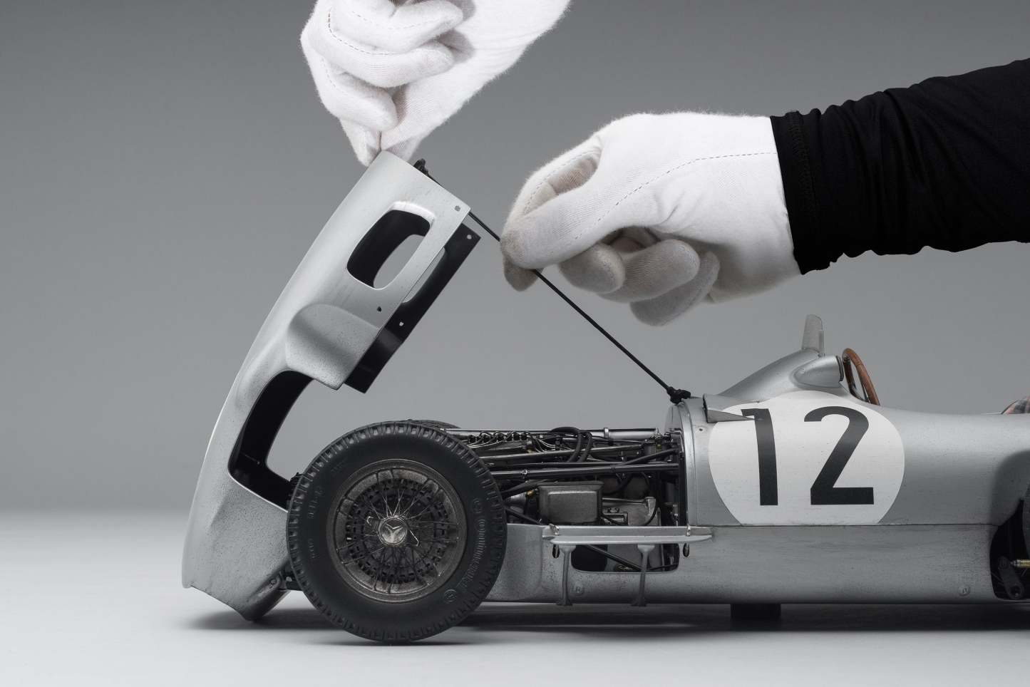 Mercedes-Benz W196 Monoposto - 1955 British Grand Prix Winner - Moss - Race Weathered