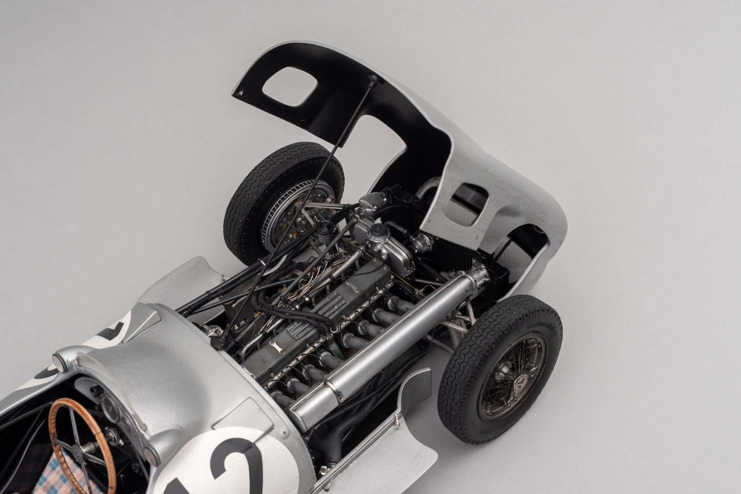 Mercedes-Benz W196 Monoposto - 1955 British Grand Prix Winner - Moss - Race Weathered