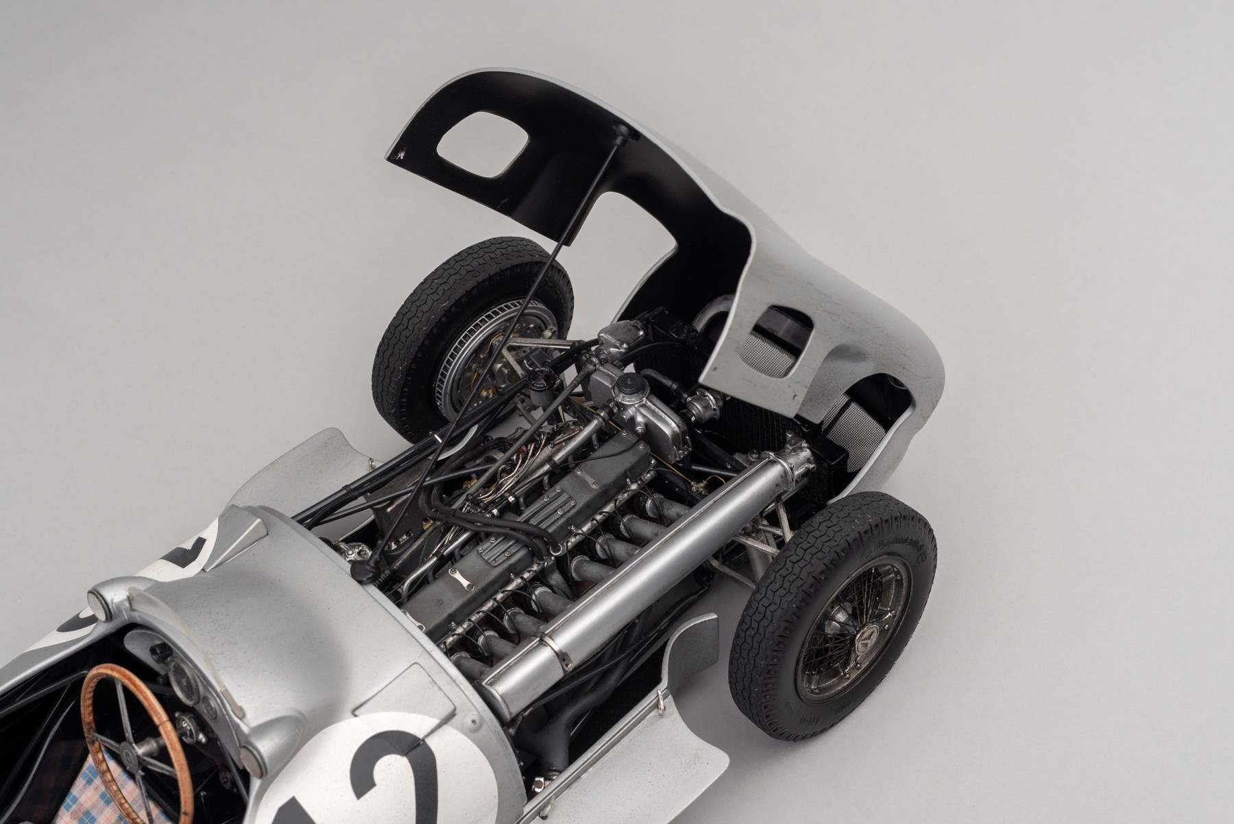 Mercedes-Benz W196 Monoposto - 1955 British Grand Prix Winner - Moss - Race Weathered