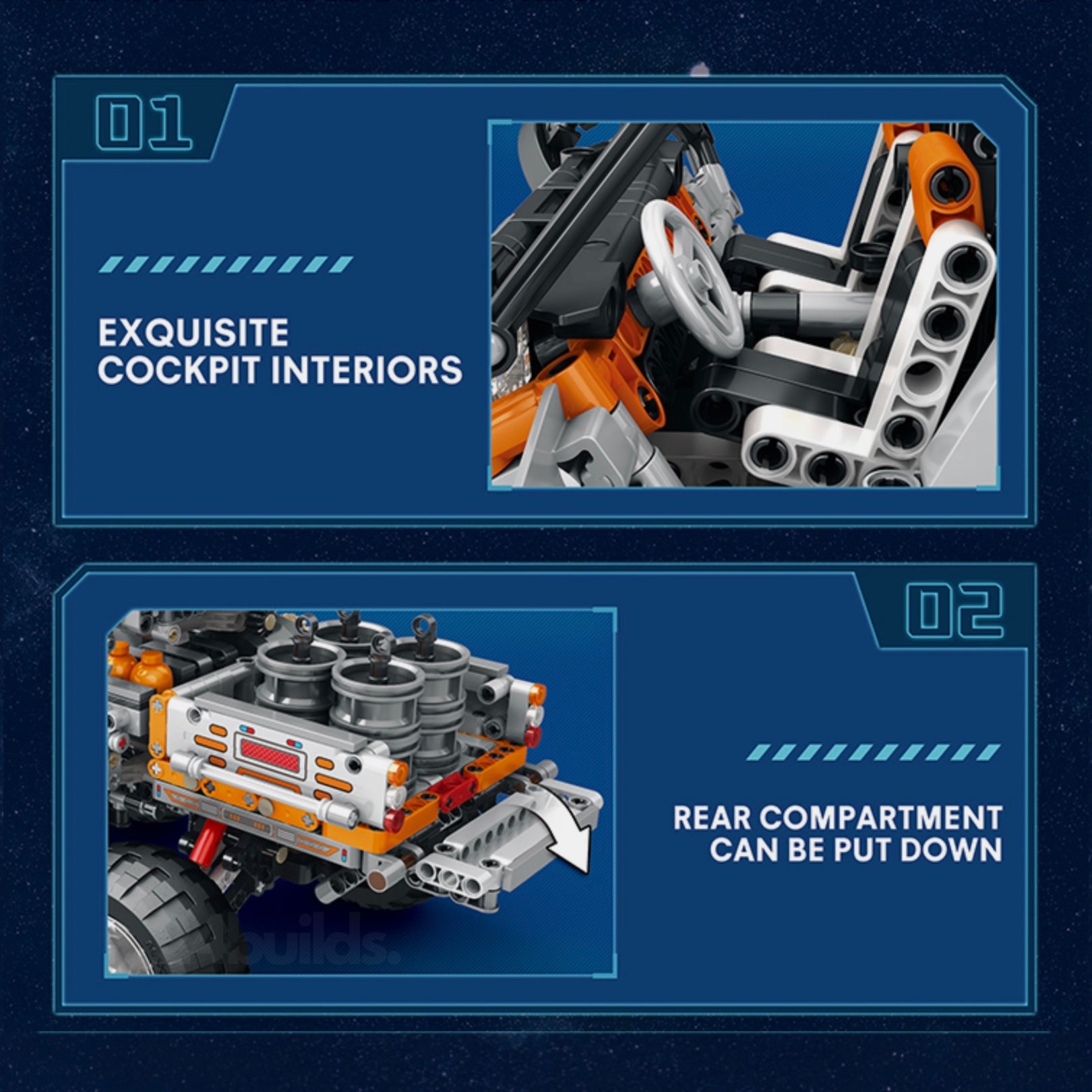 Intergalactic Armored Transporter | 1760pcs