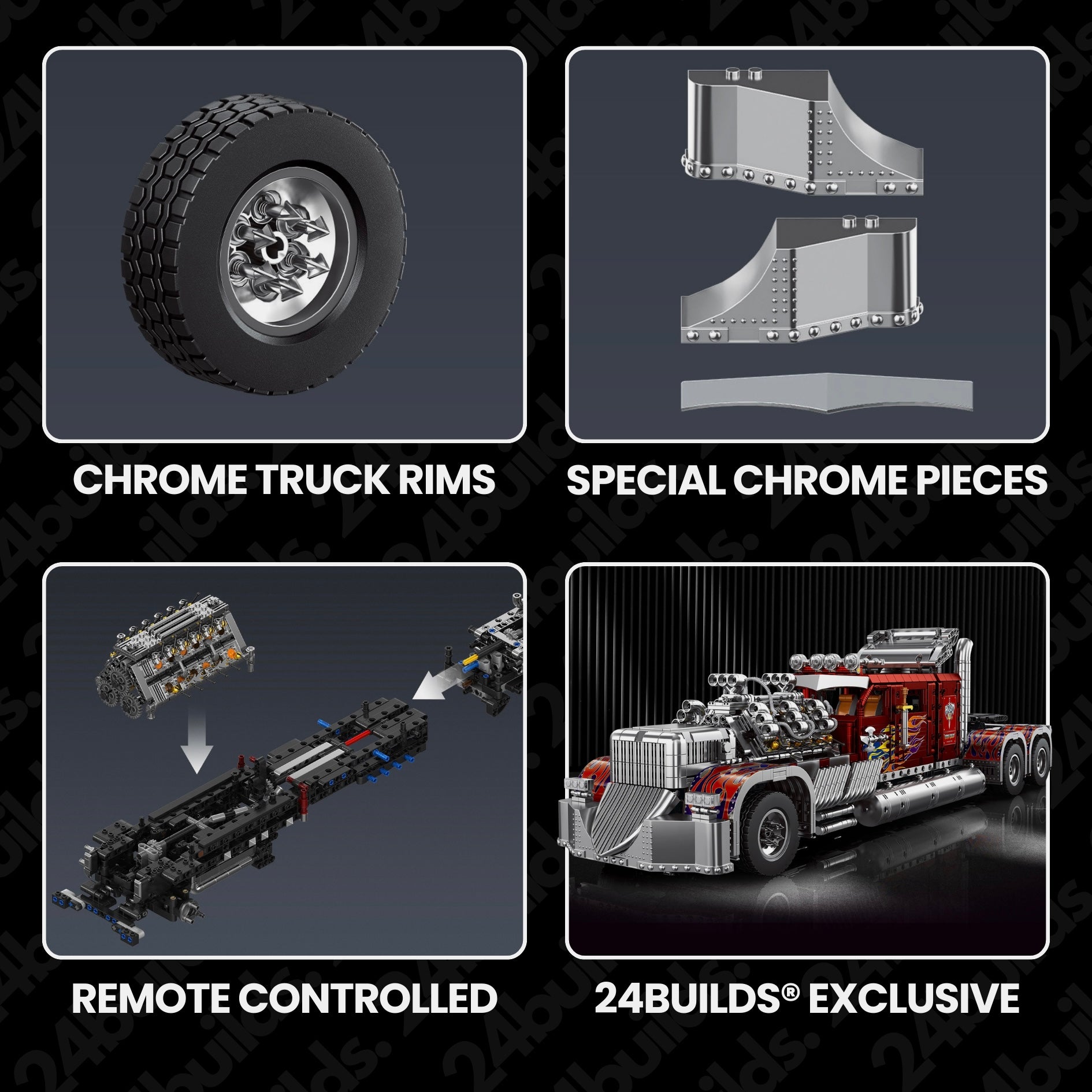 The Ultimate V24 Custom Truck | 3486pcs