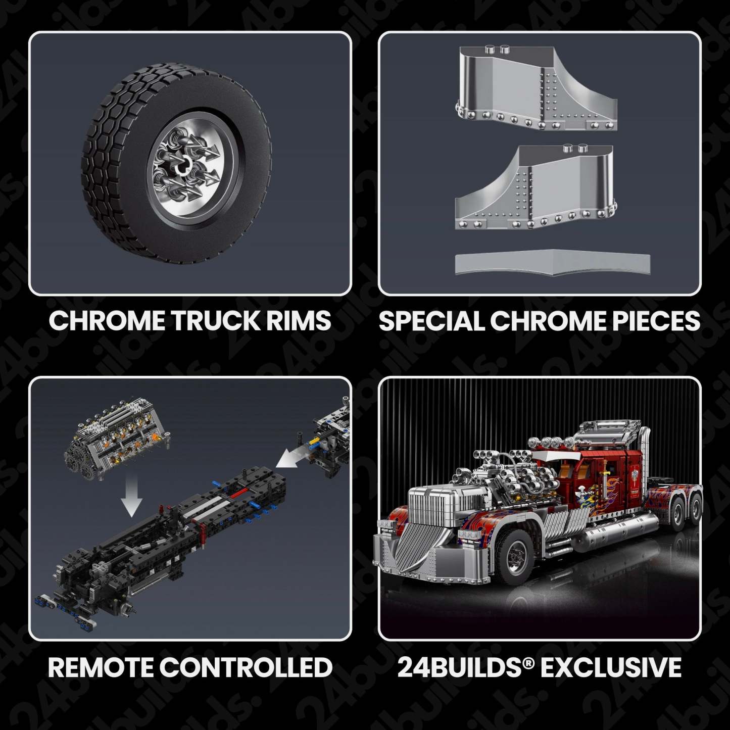 The Ultimate V24 Custom Truck | 3486pcs