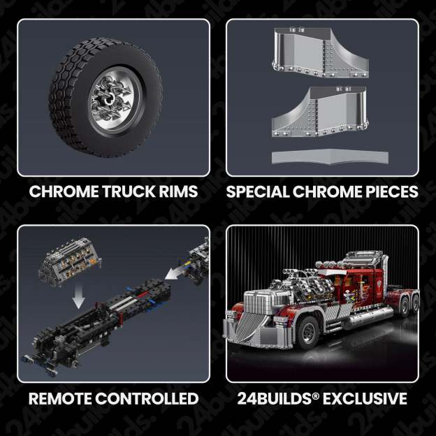 The Ultimate V24 Custom Truck | 3486pcs