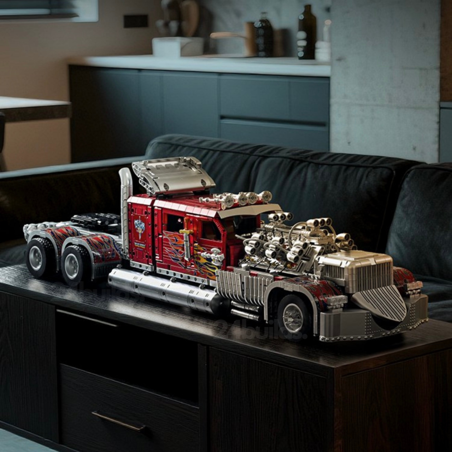 The Ultimate V24 Custom Truck | 3486pcs