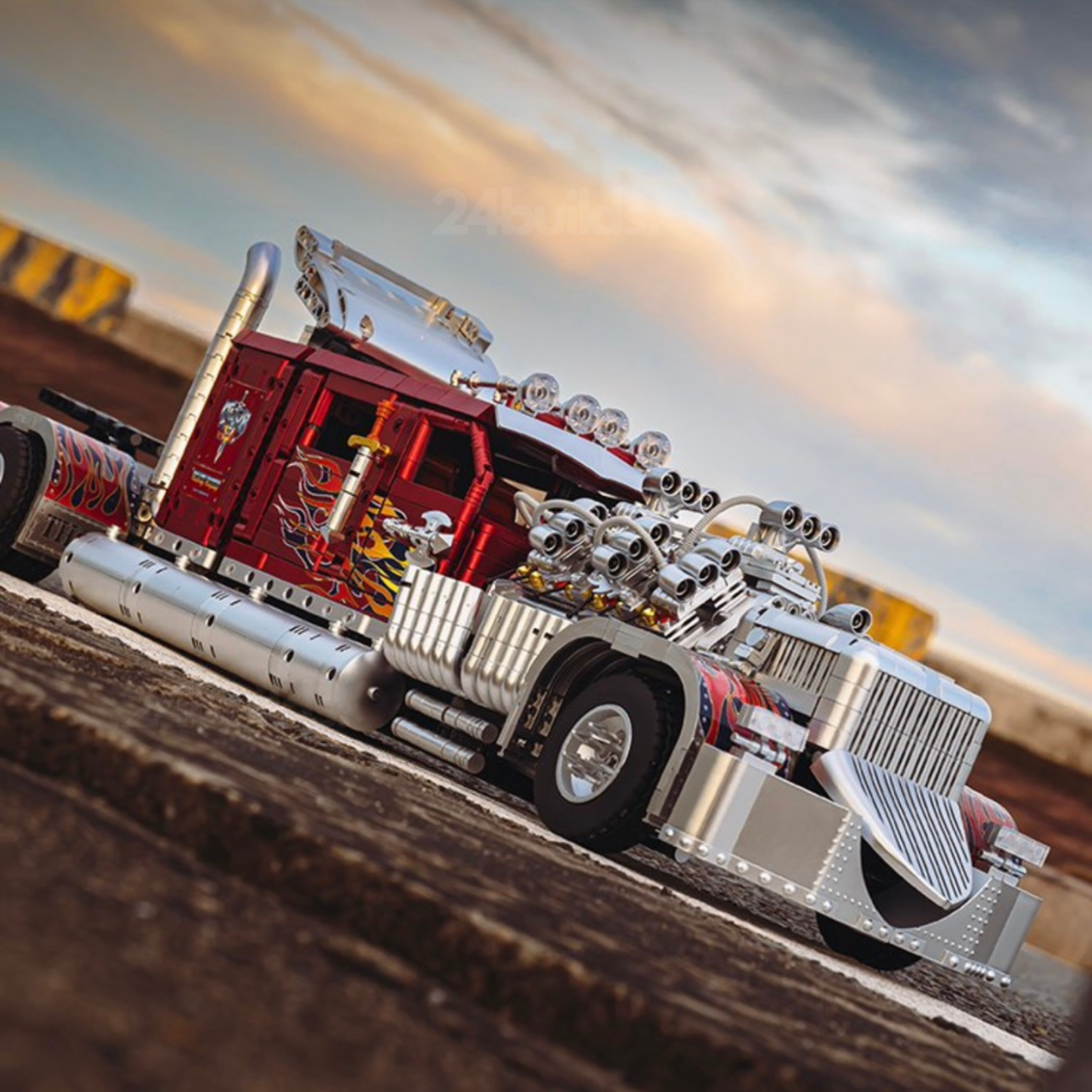 The Ultimate V24 Custom Truck | 3486pcs