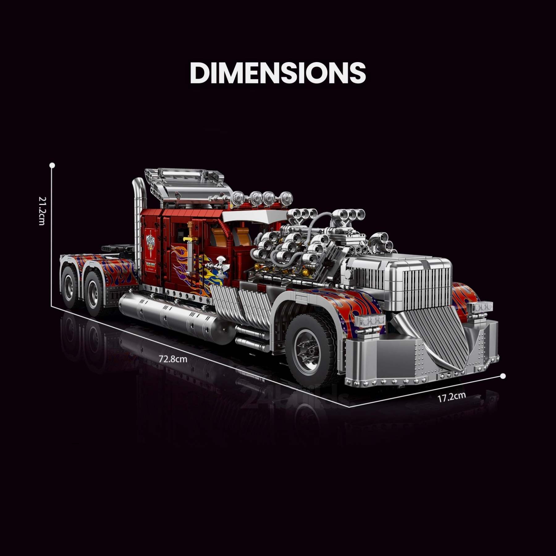 The Ultimate V24 Custom Truck | 3486pcs