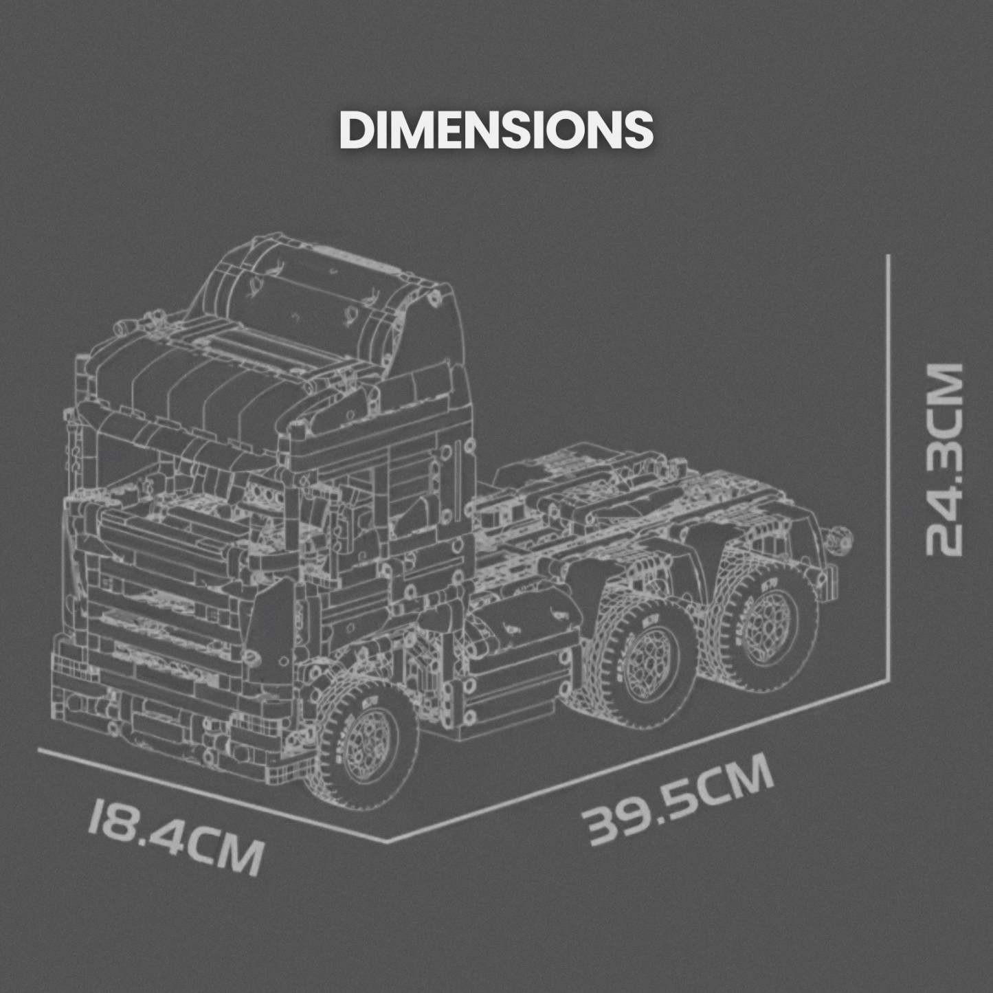 Remote Controlled European Truck | 2060pcs