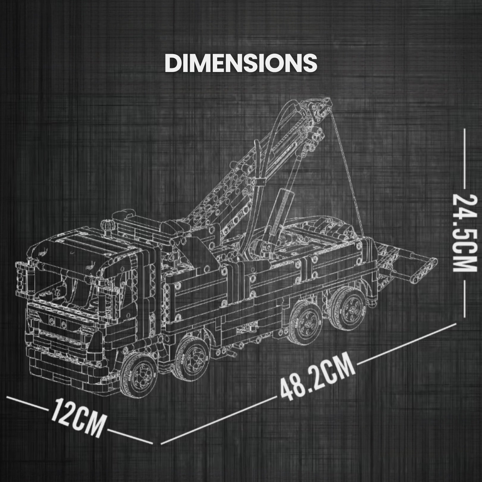Pneumatic European Tow Truck | 1654pcs