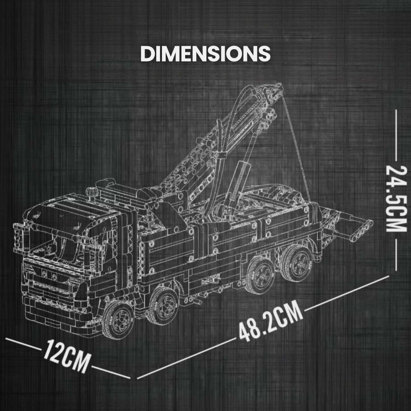 Pneumatic European Tow Truck | 1654pcs