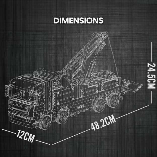 Pneumatic European Tow Truck | 1654pcs