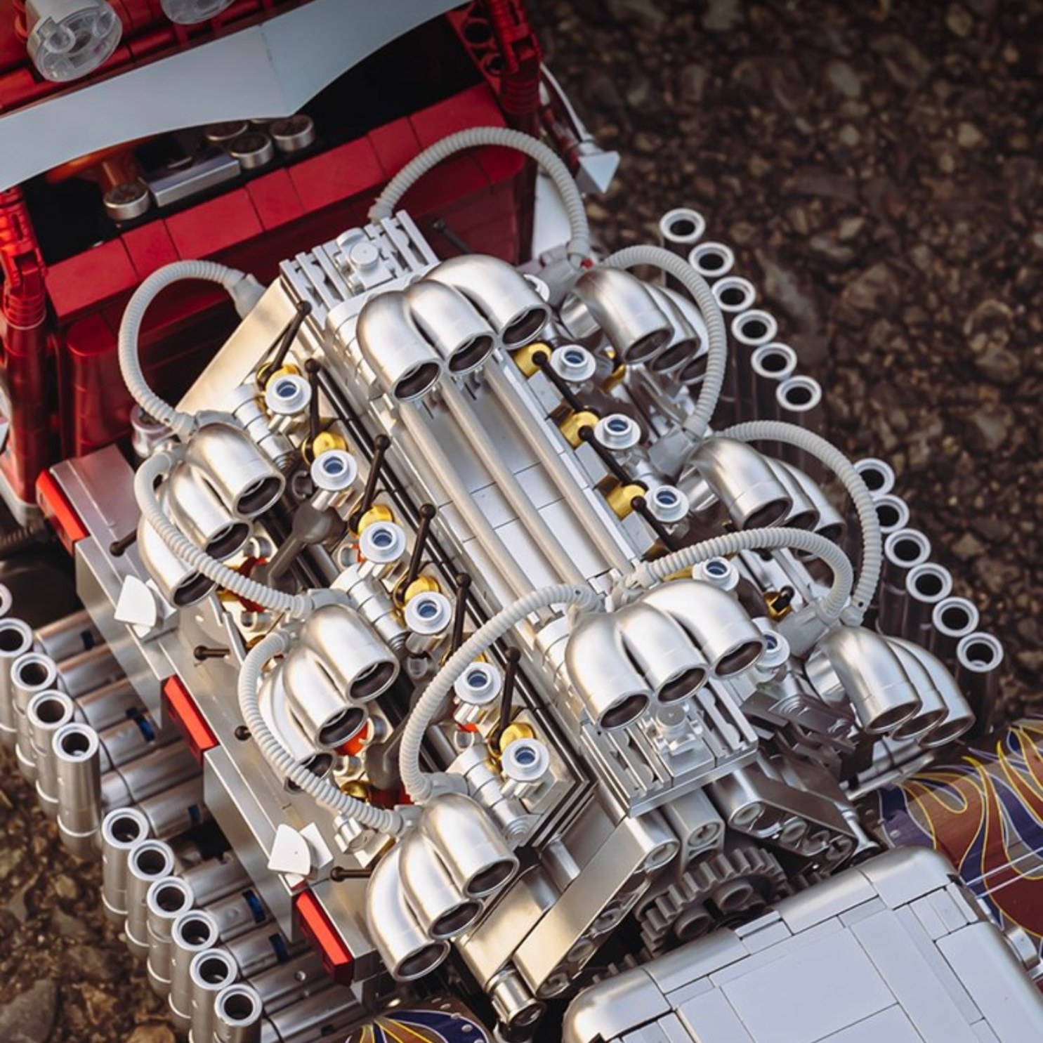 The Ultimate V24 Custom Truck | 3486pcs