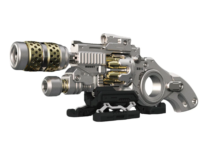 New Titanium alloy revolver fidgets toy