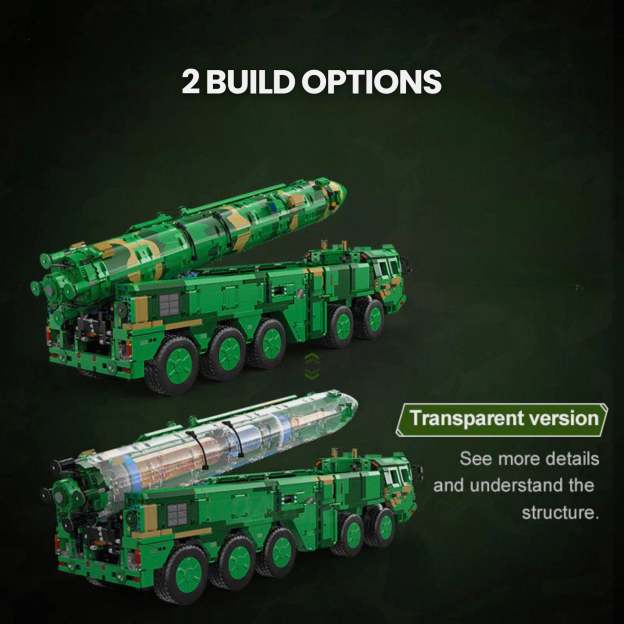 Anti-Ship Ballistic Missile Launcher Truck | 6352pcs