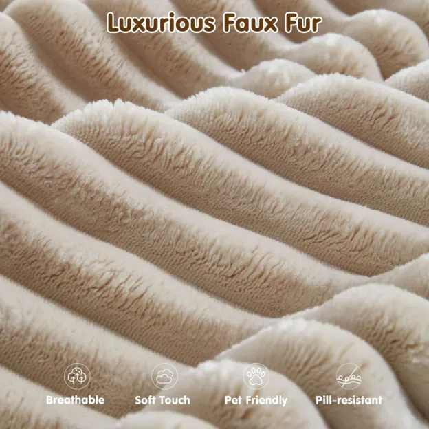 104" L-Shape Modular Couch with Chaise, Plush Corduroy Fabric, No Assembly Required