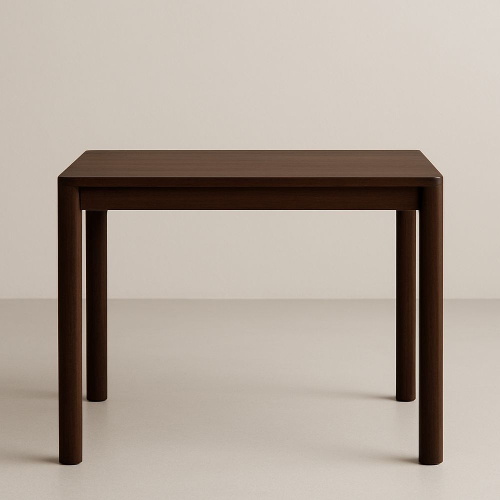 Tavolo rettangolare in legno massello marrone-Auraverilo