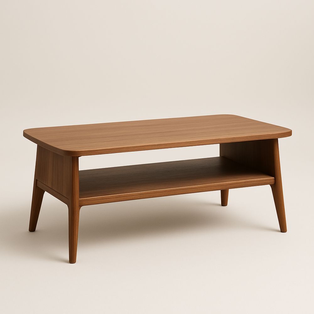 Tavolino da caffè in legno massello 100x50x40 cm-Auraverilo