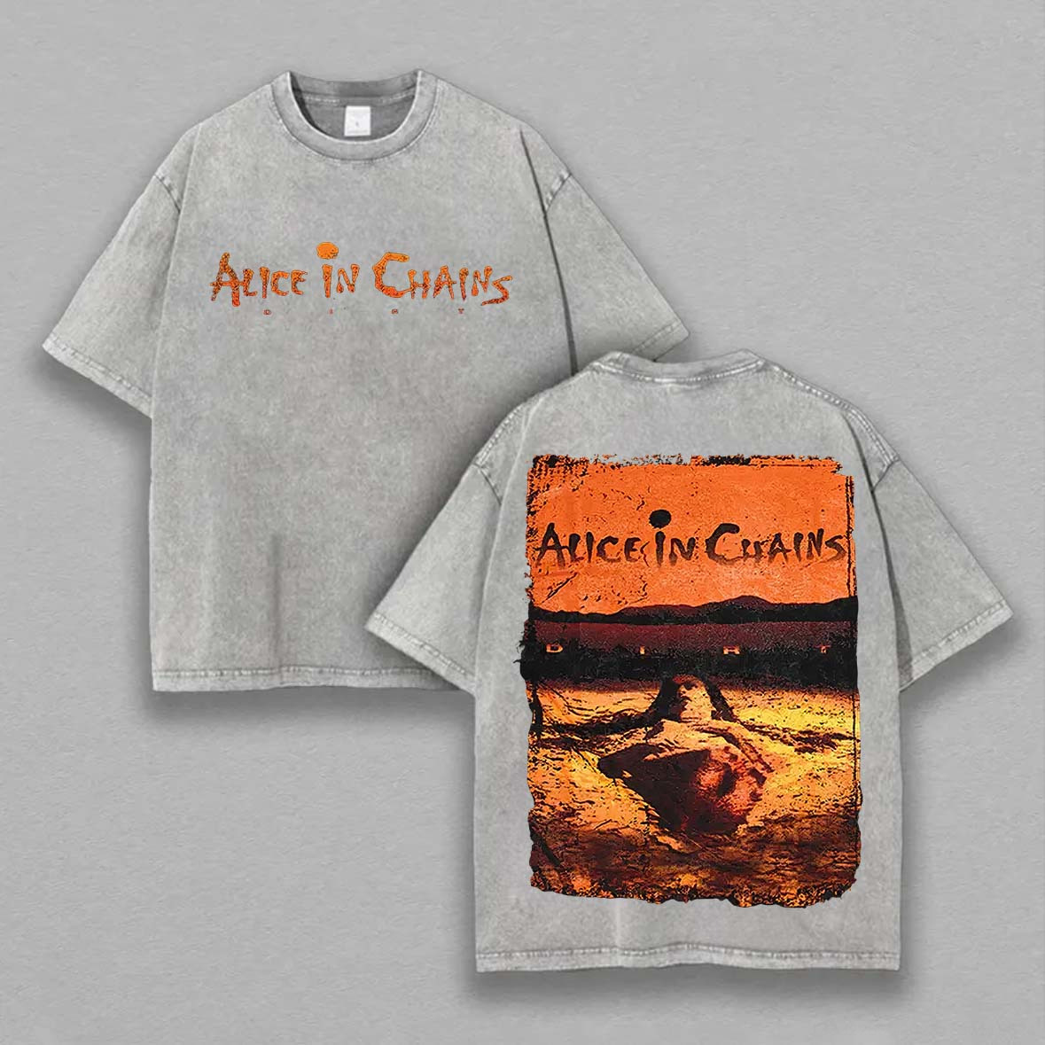 Alice In Chains Unisex Washed T-shirts