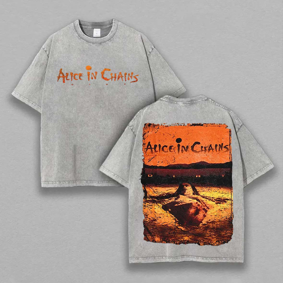 Alice In Chains Unisex Washed T-shirts