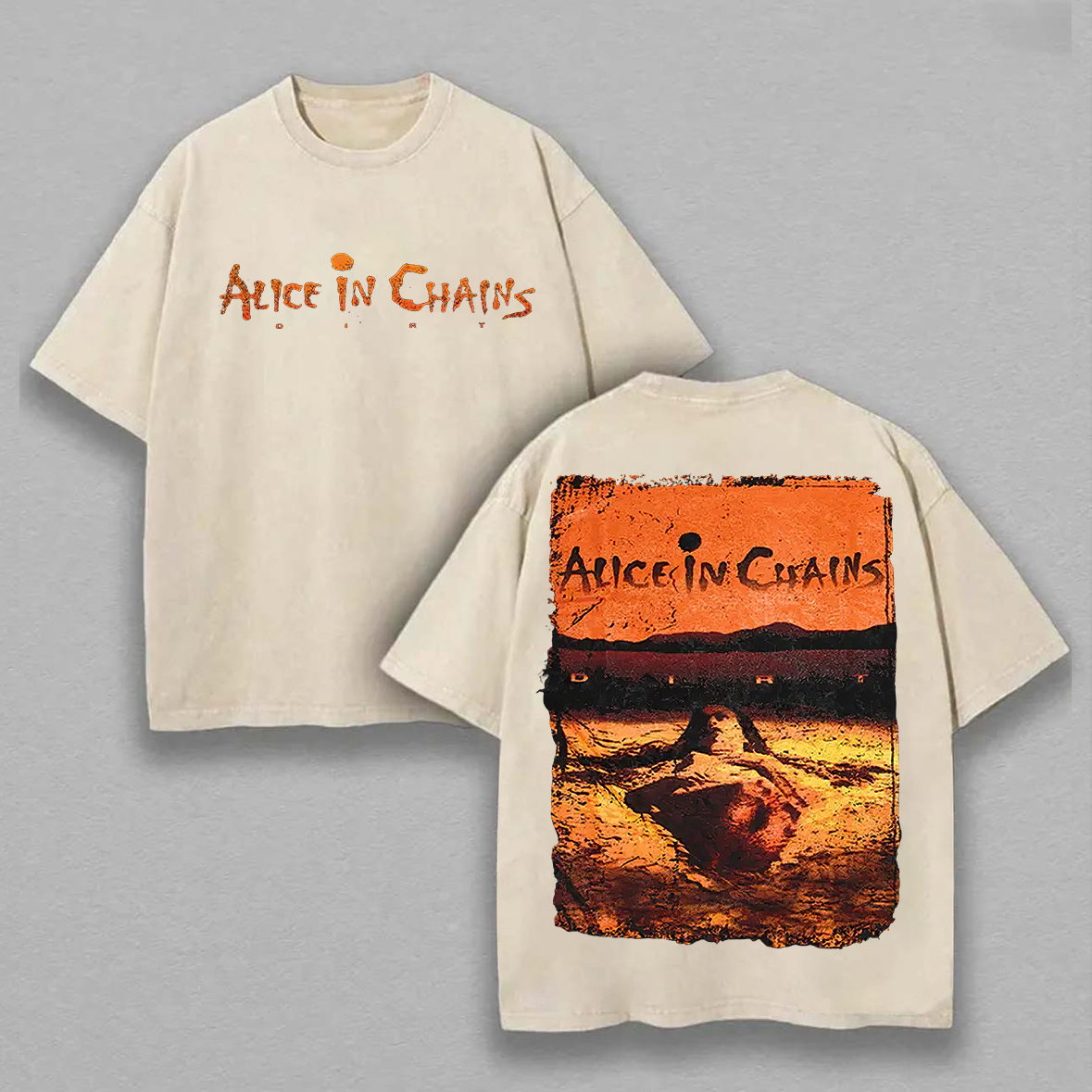 Alice In Chains Unisex Washed T-shirts