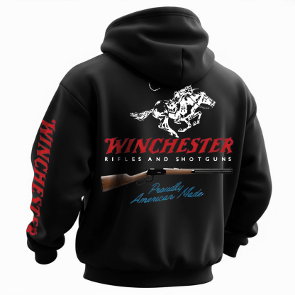 Winchester Rifles and Shotguns Printed Fleece-lined Unisex Hoodie
