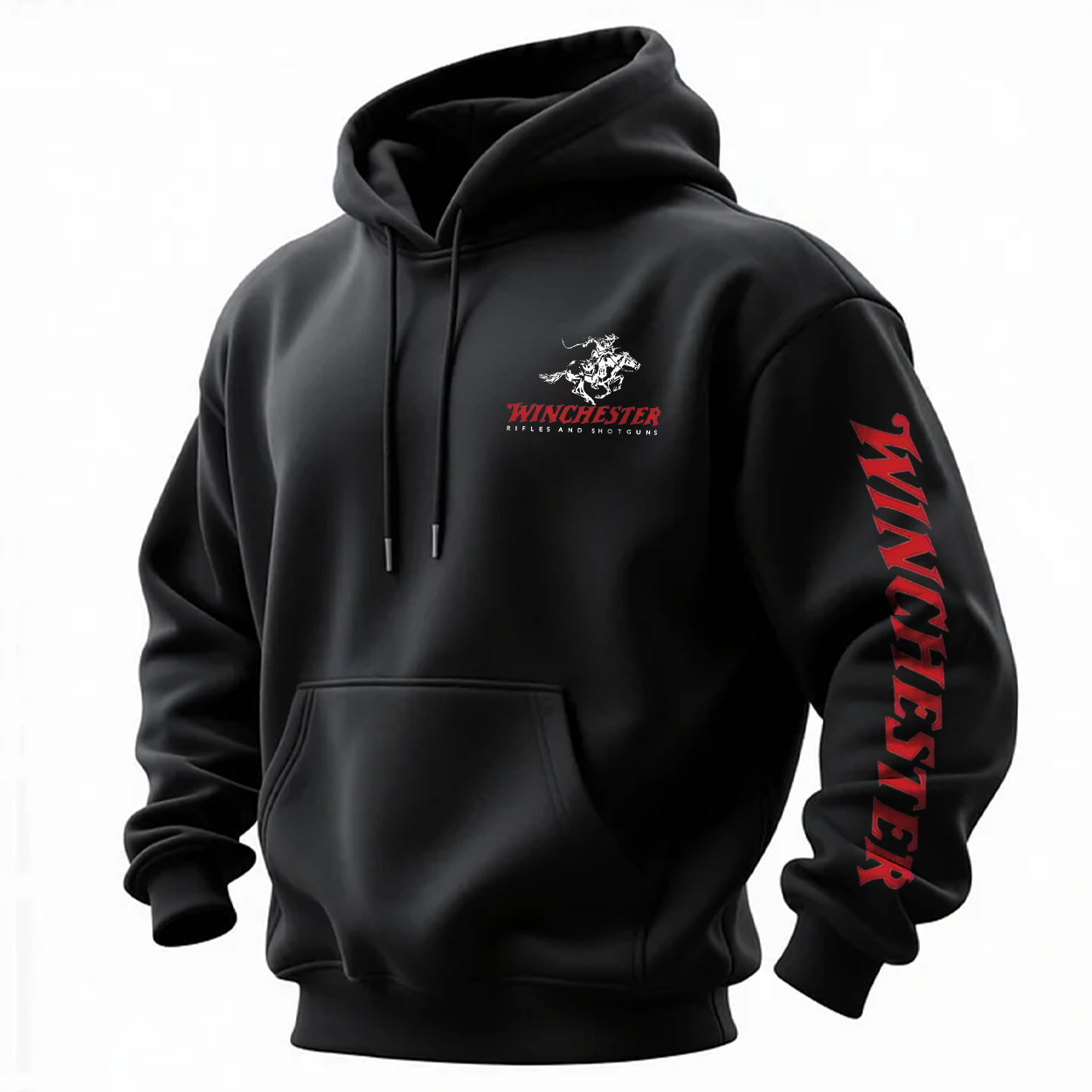 Winchester Rifles and Shotguns Printed Fleece-lined Unisex Hoodie