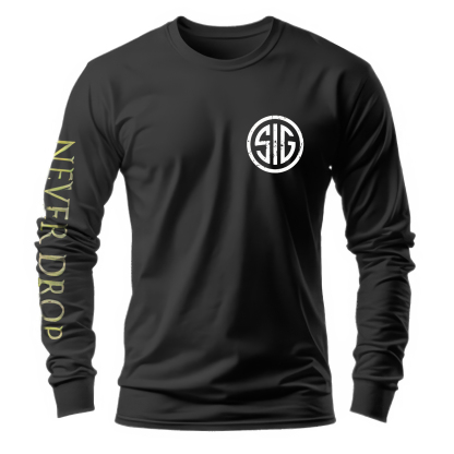 Sig Sauer F*ck Your Feeling Printed Long Sleeve Men's T-shirt