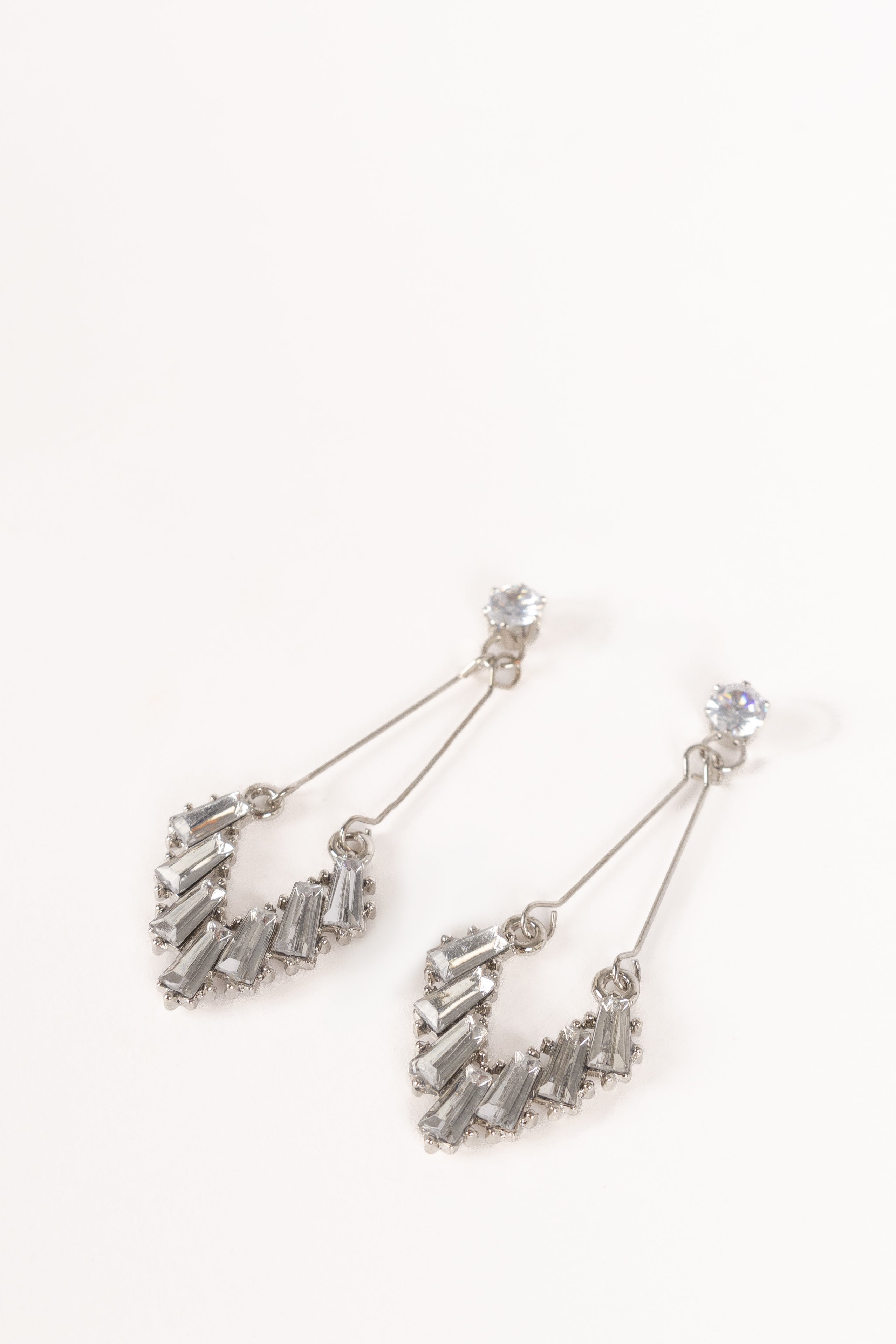 Kathy Earrings - Silver-Ladys Street