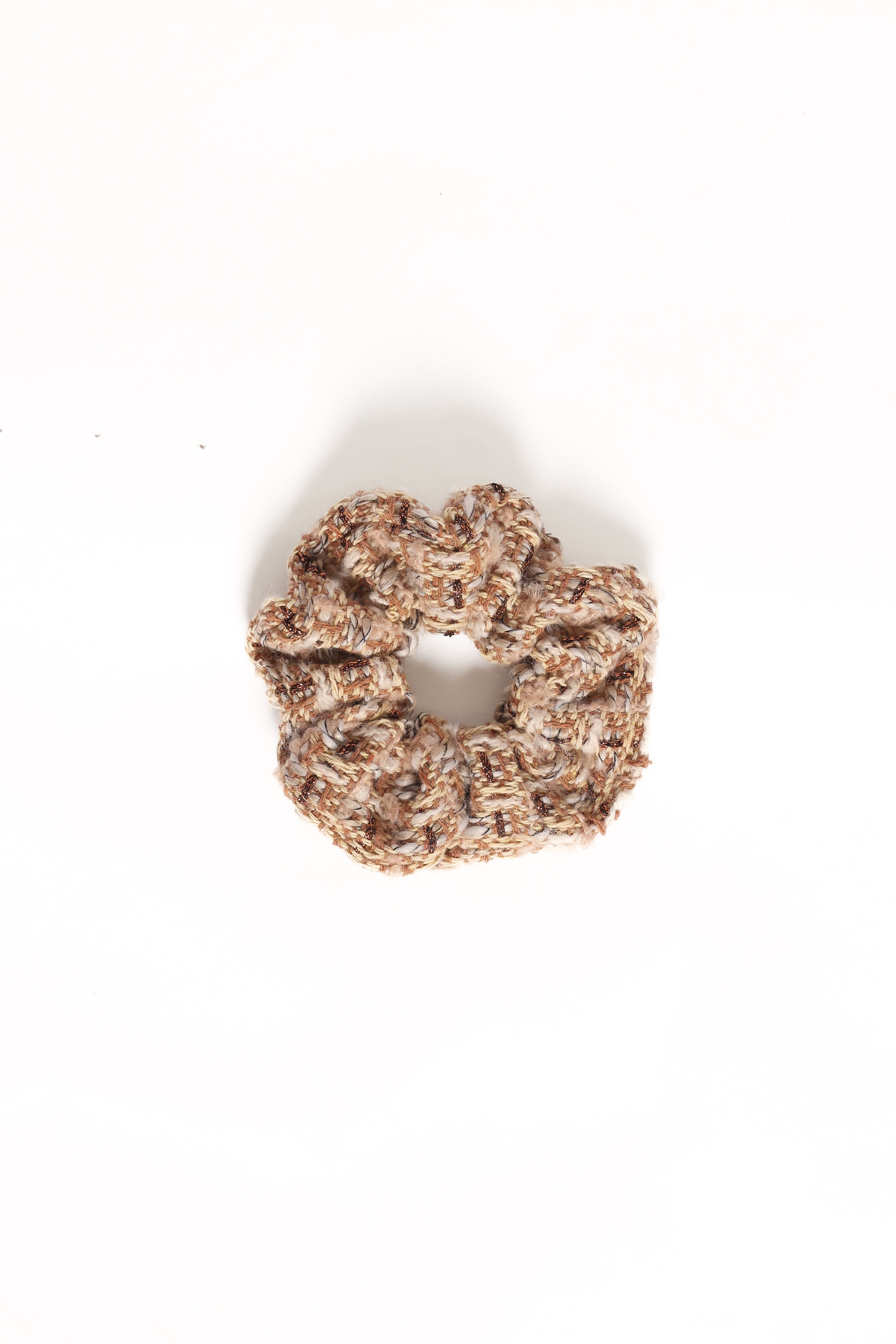 Riley Scrunchie - Brown-Ladys Street