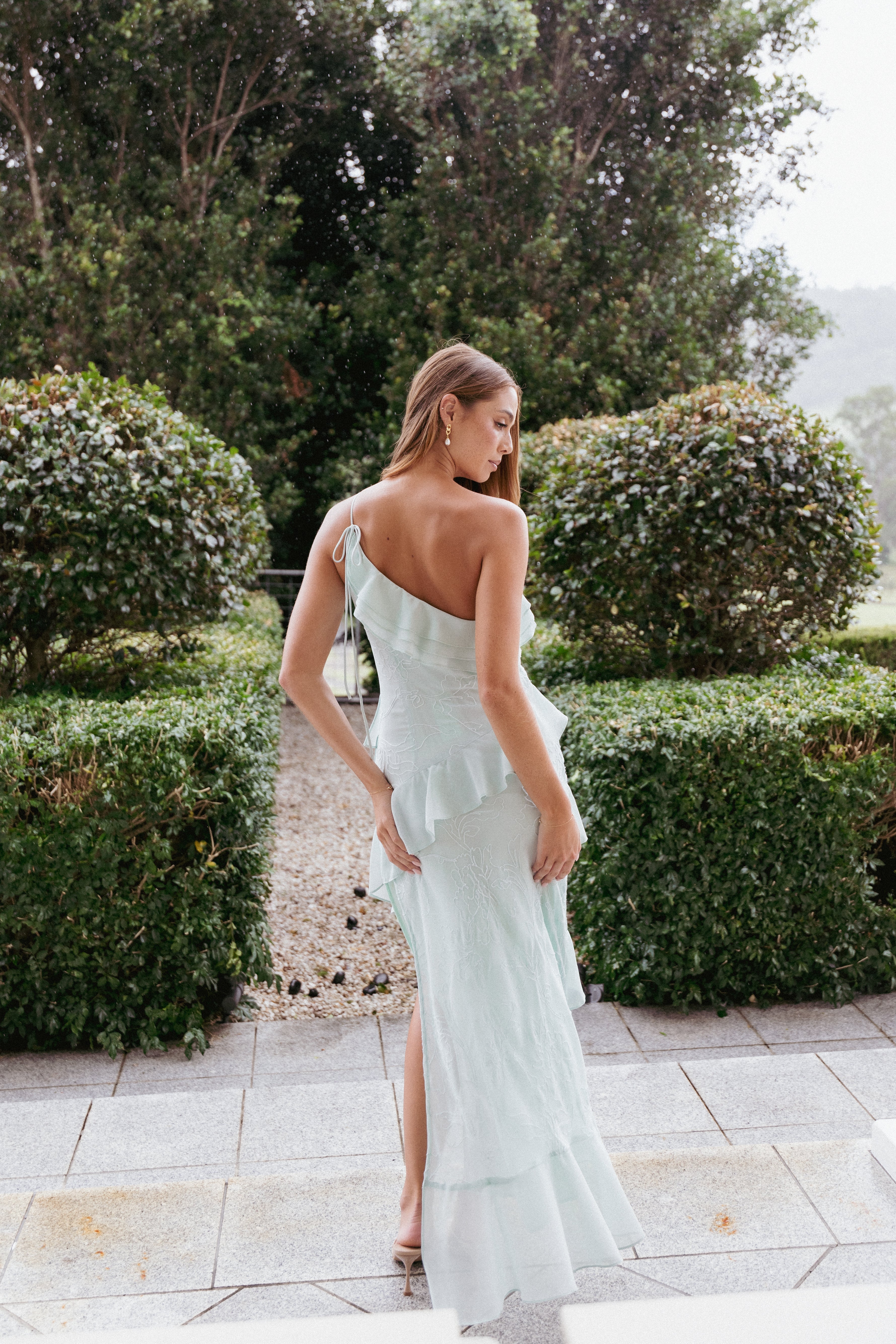 Marion Maxi Dress - Sage Green-Ladys Street