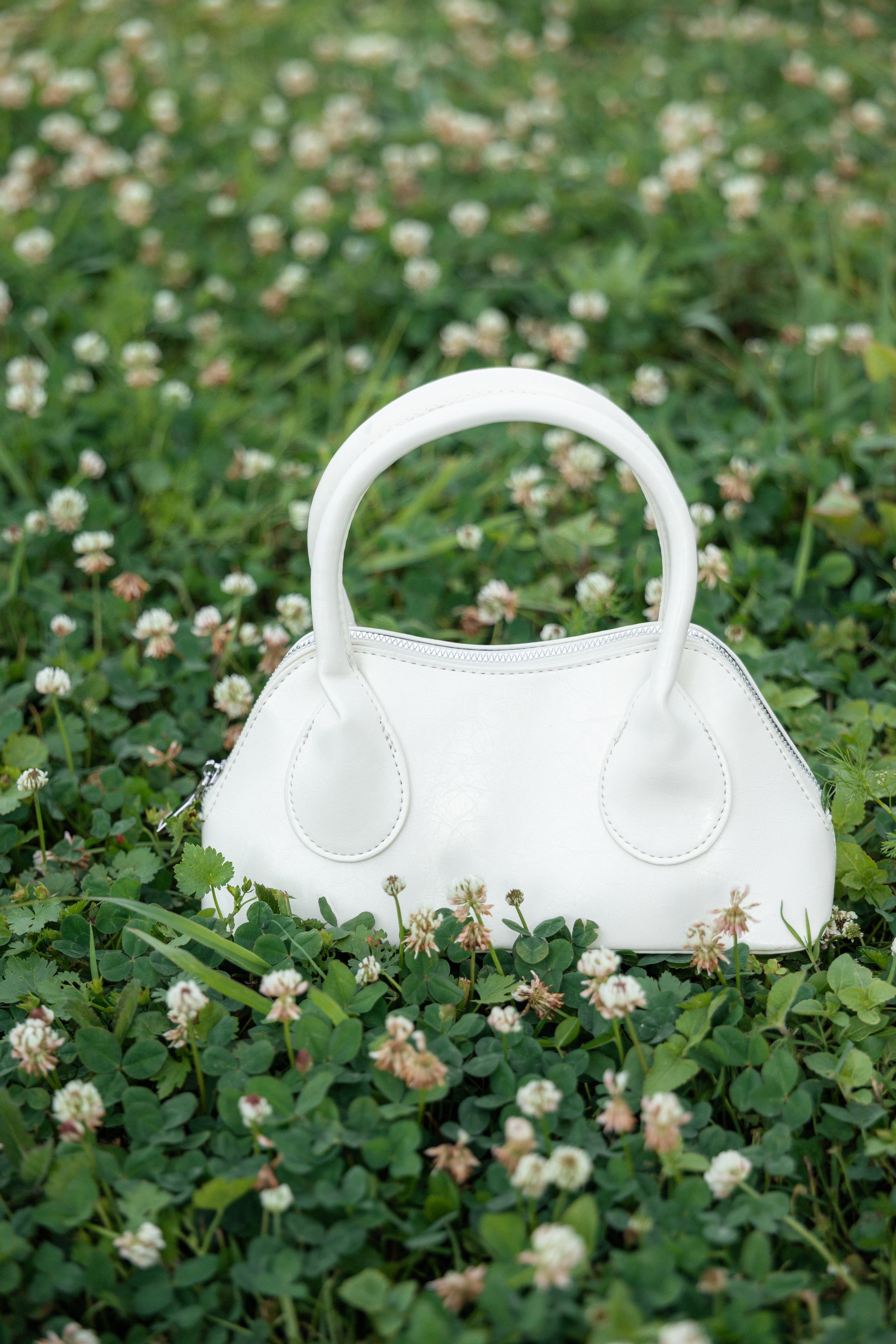 Carolyn Handbag - White-Charming Rule