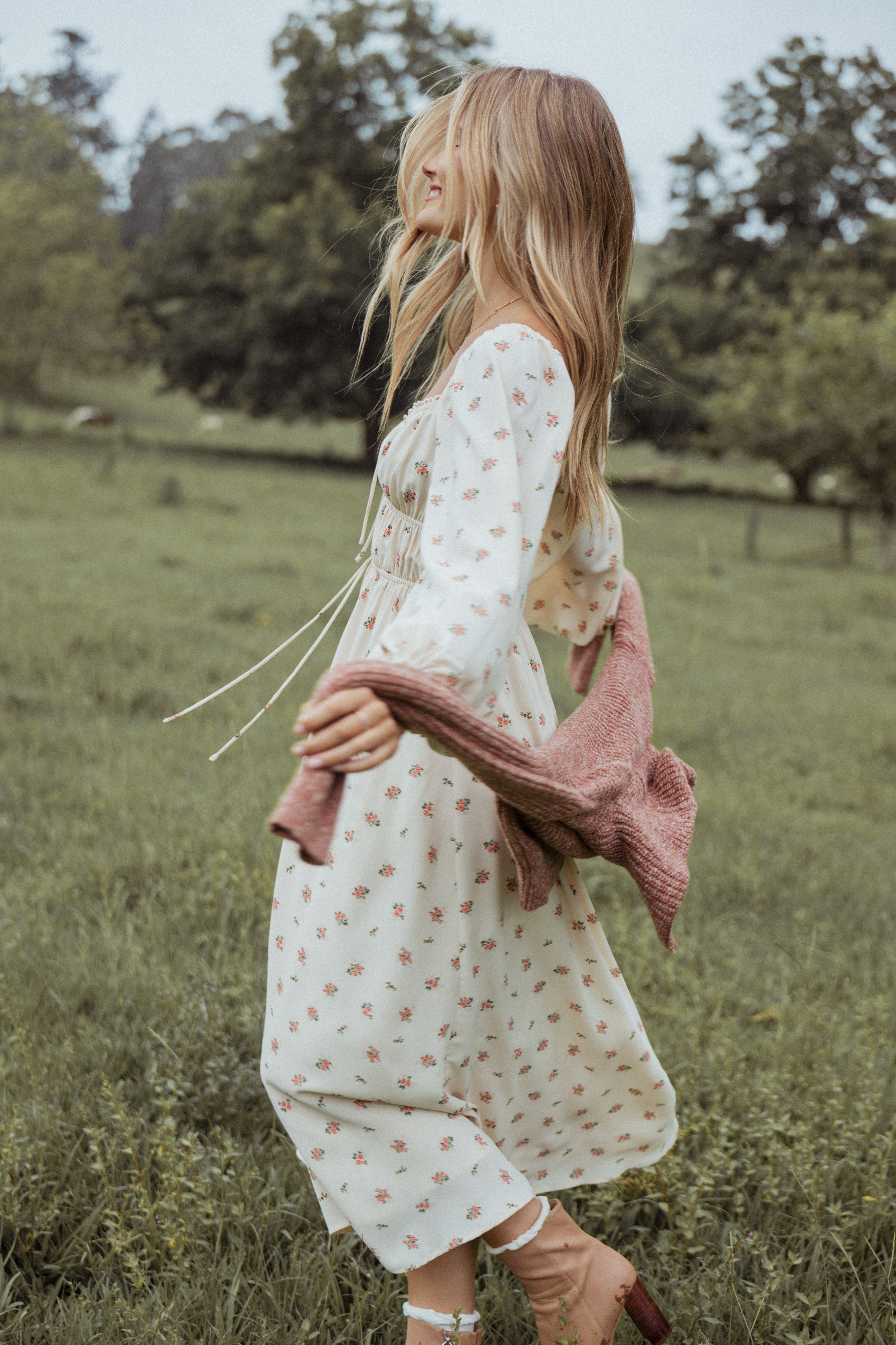 Maureen Maxi Dress - Rosebud Floral-Ladys Street