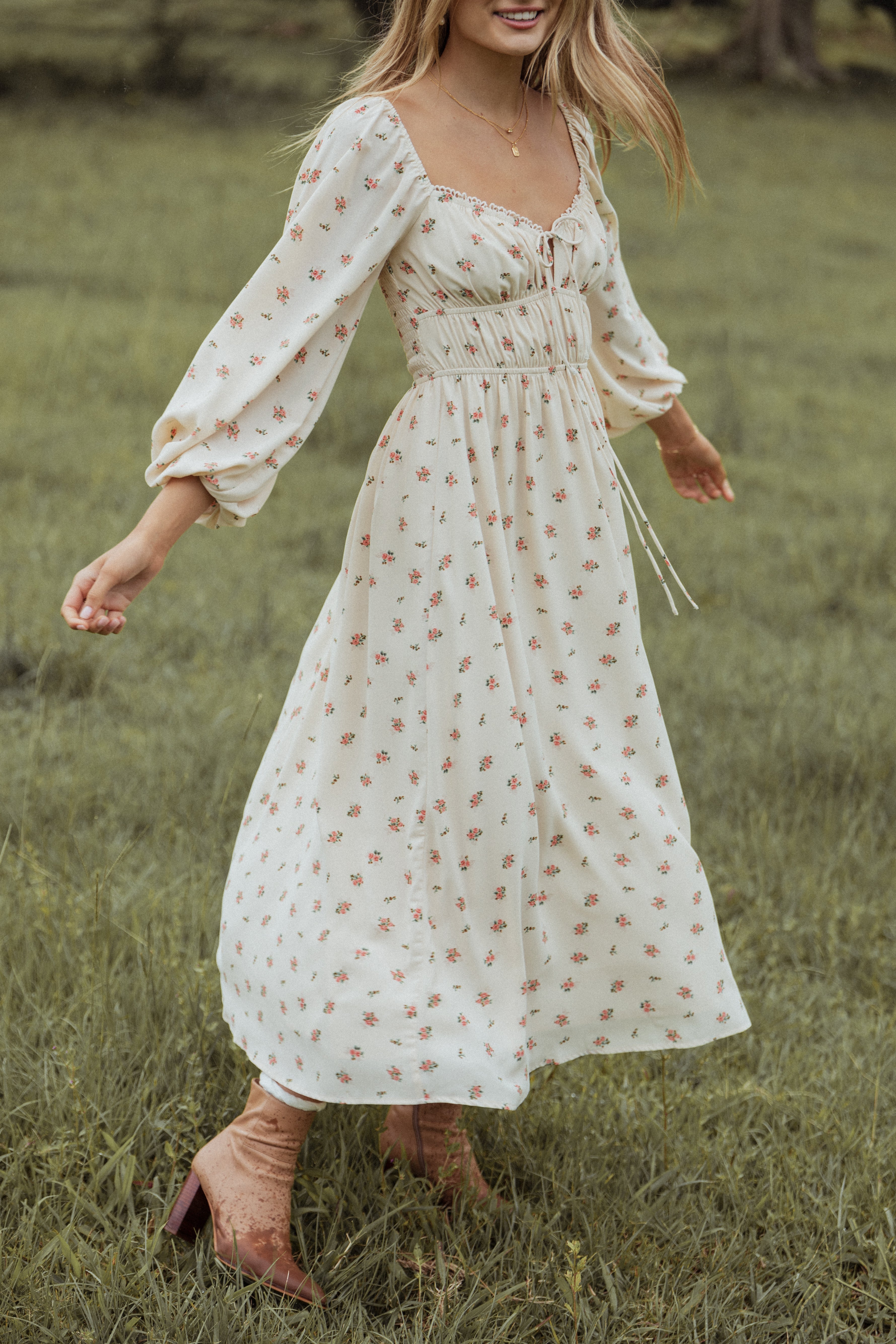 Maureen Maxi Dress - Rosebud Floral-Ladys Street