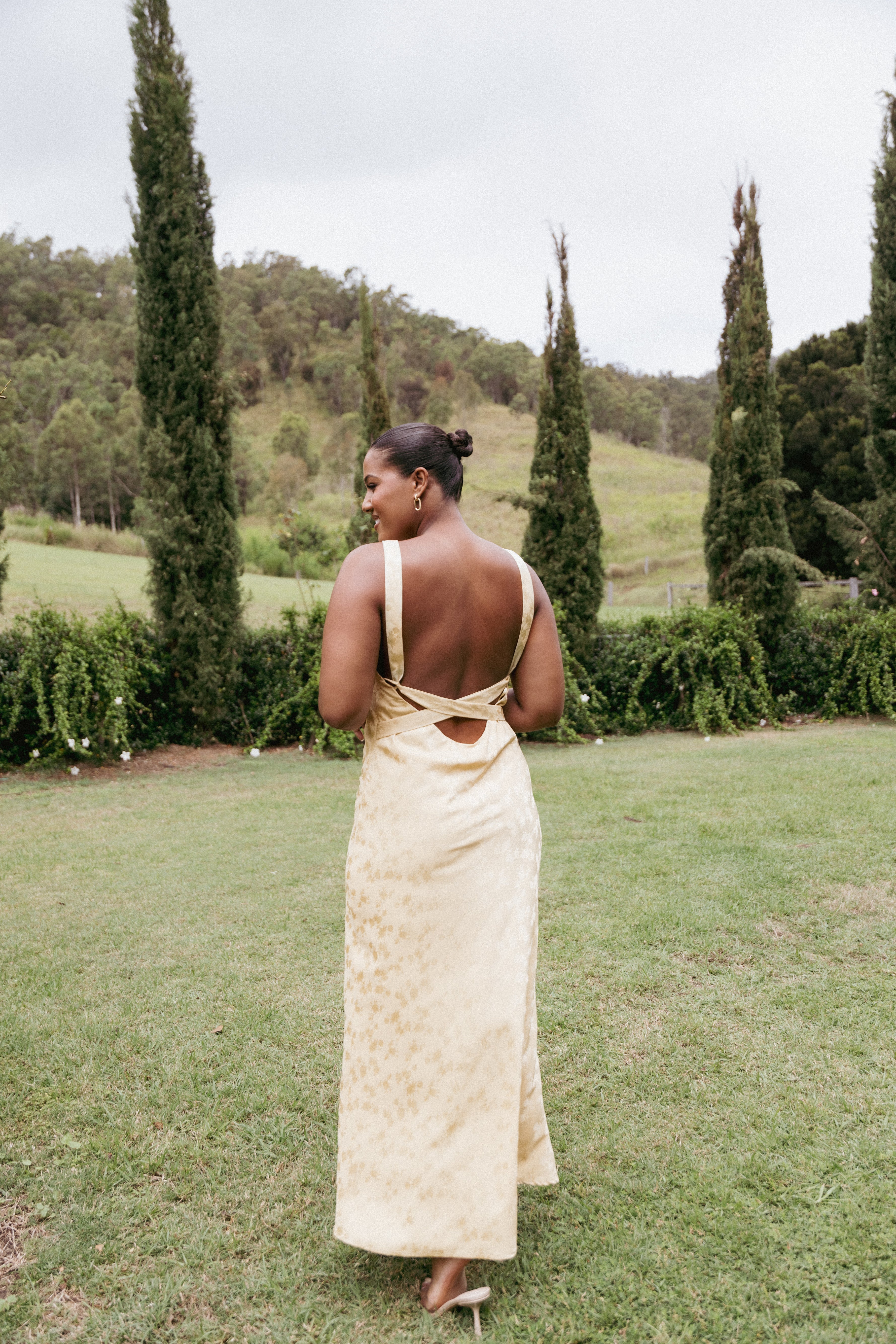 Malie Maxi Dress - Lemon-Ladys Street