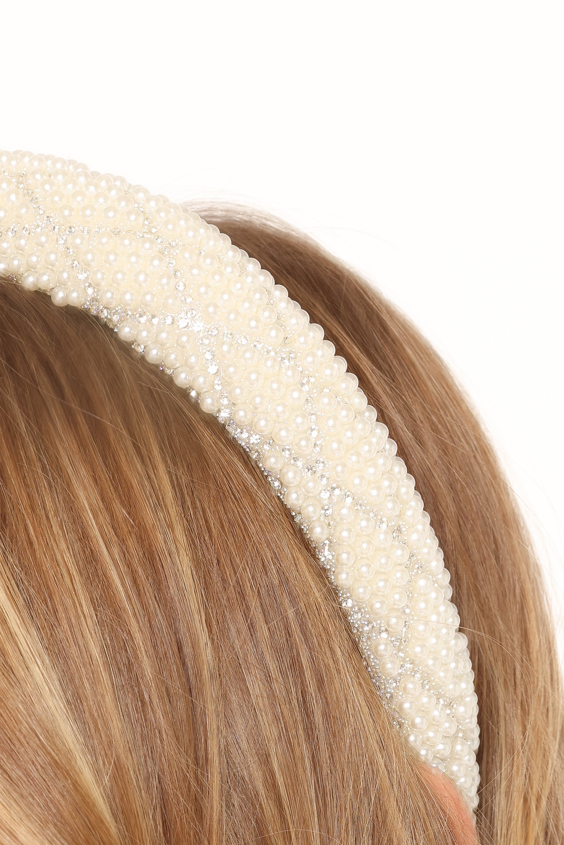 Leah Headband - Pearl-Ladys Street